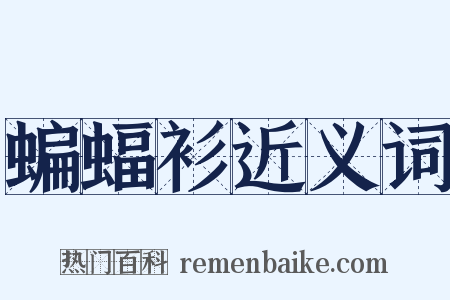 蝙蝠衫近义词是什么意思的图片